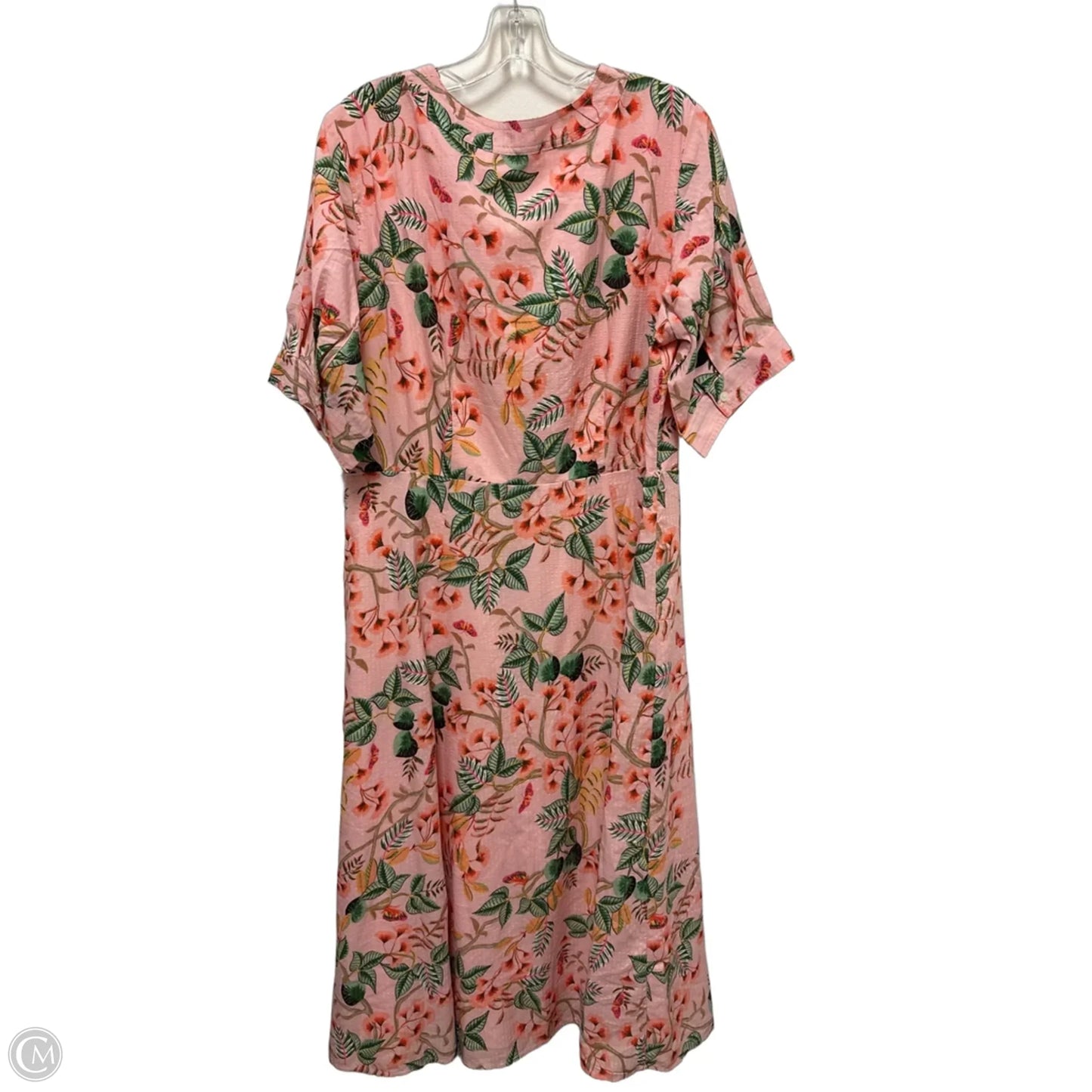 Dress Casual Maxi By Loft In Pink, Size: L