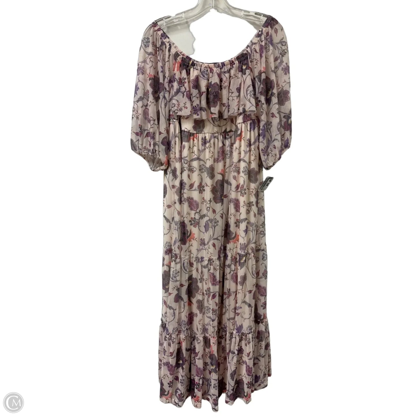 Dress Casual Maxi By Torrid In Pink & Purple, Size: L