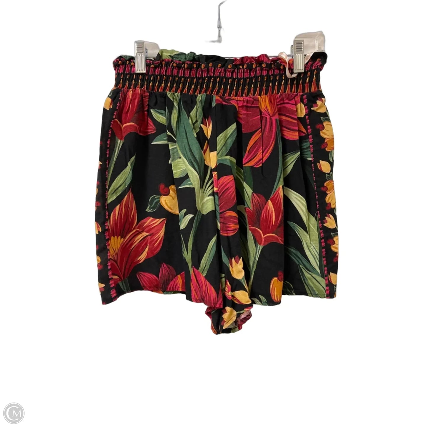 Shorts Designer By Farm Rio In Floral Print, Size: 2