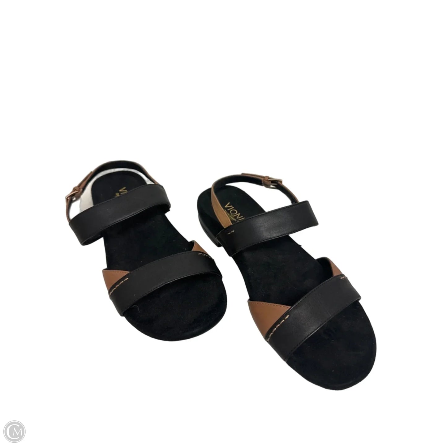 Sandals Flats By Vionic In Black, Size: 9