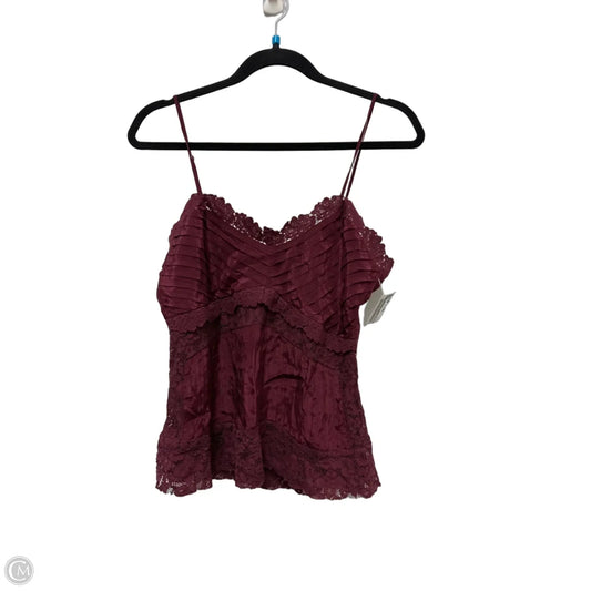 Top Sleeveless Designer By Farm Rio In Purple, Size: M