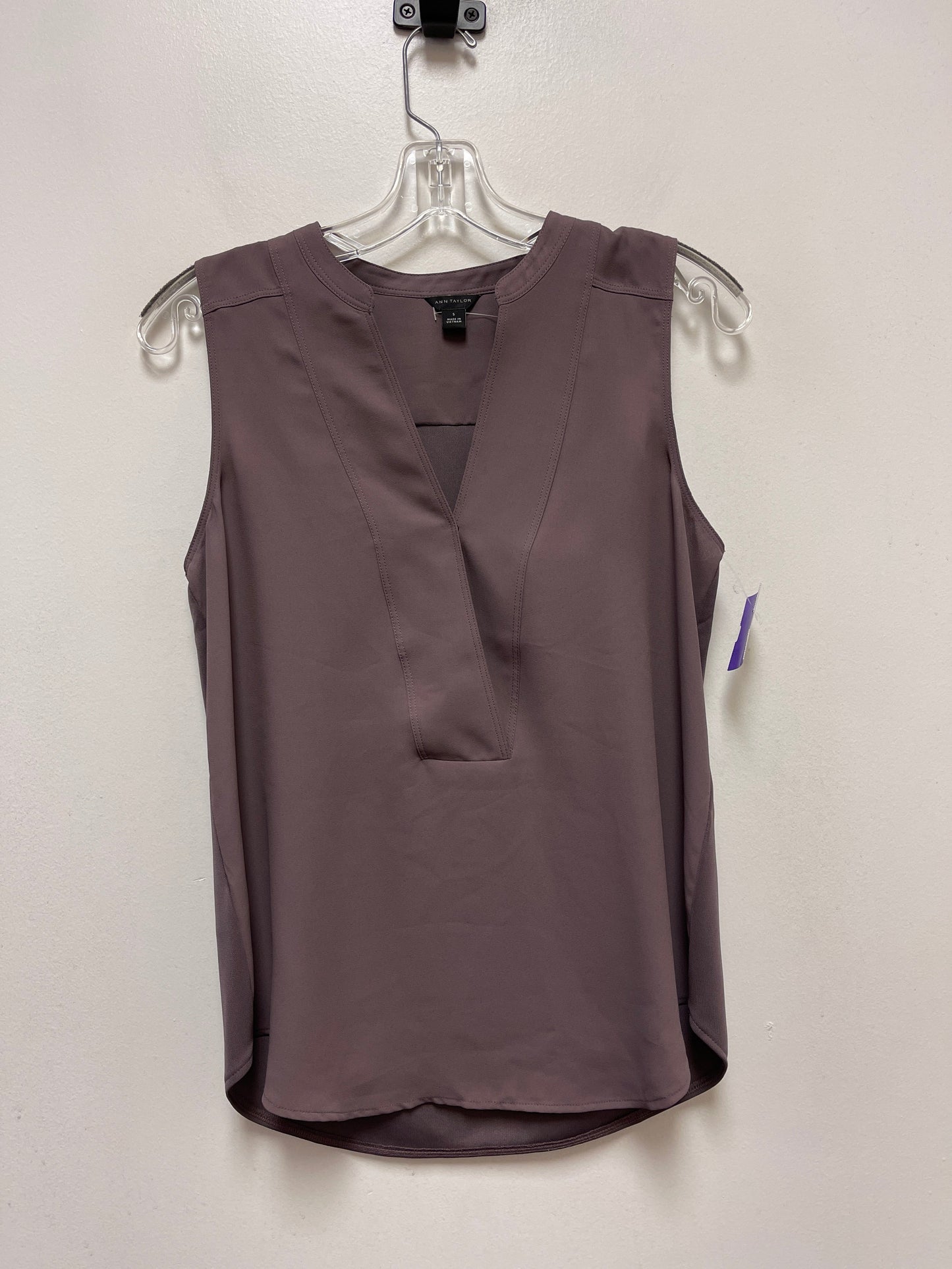 Brown Top Sleeveless Ann Taylor, Size S