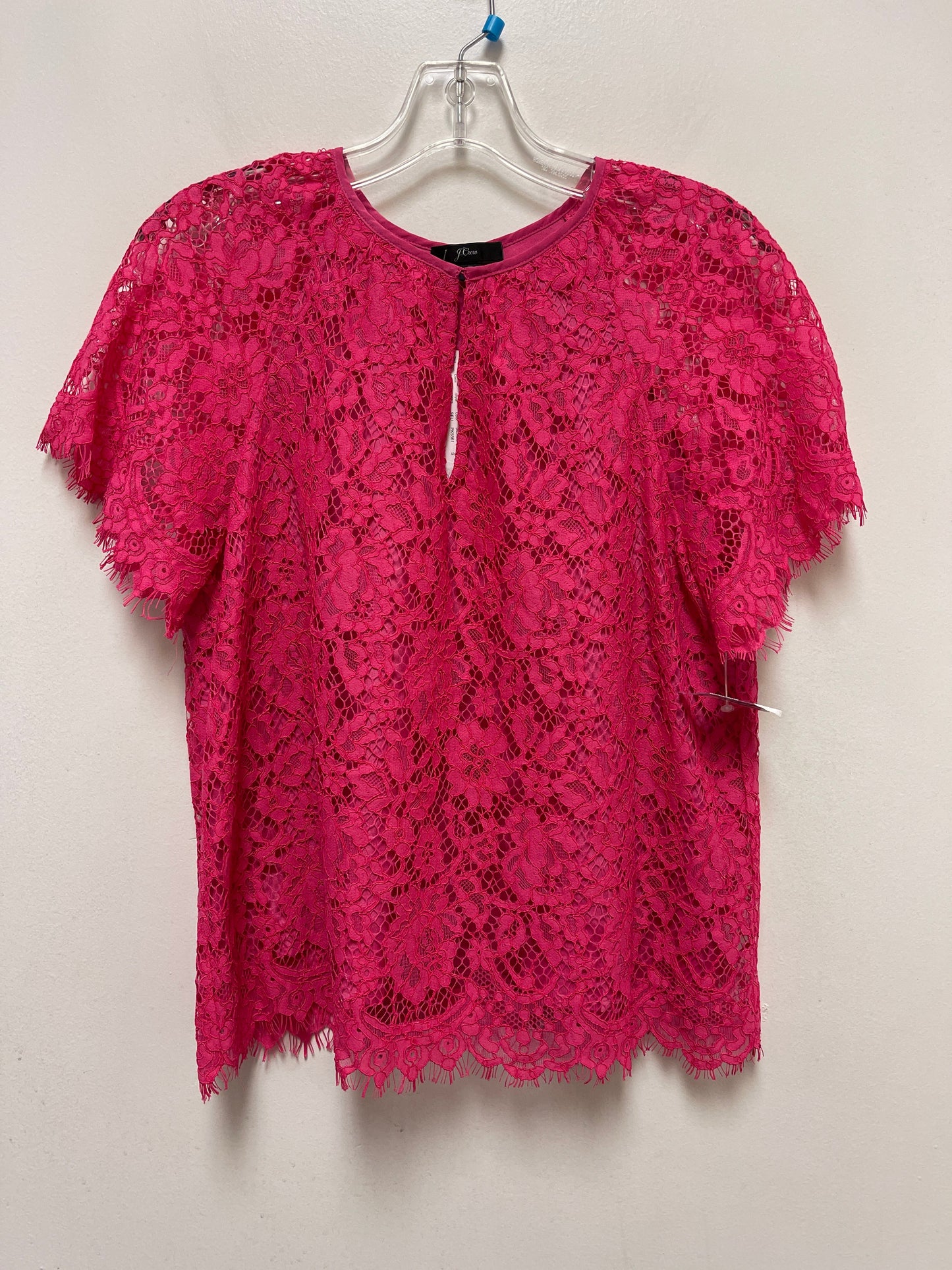 Pink Top Short Sleeve J. Crew, Size S