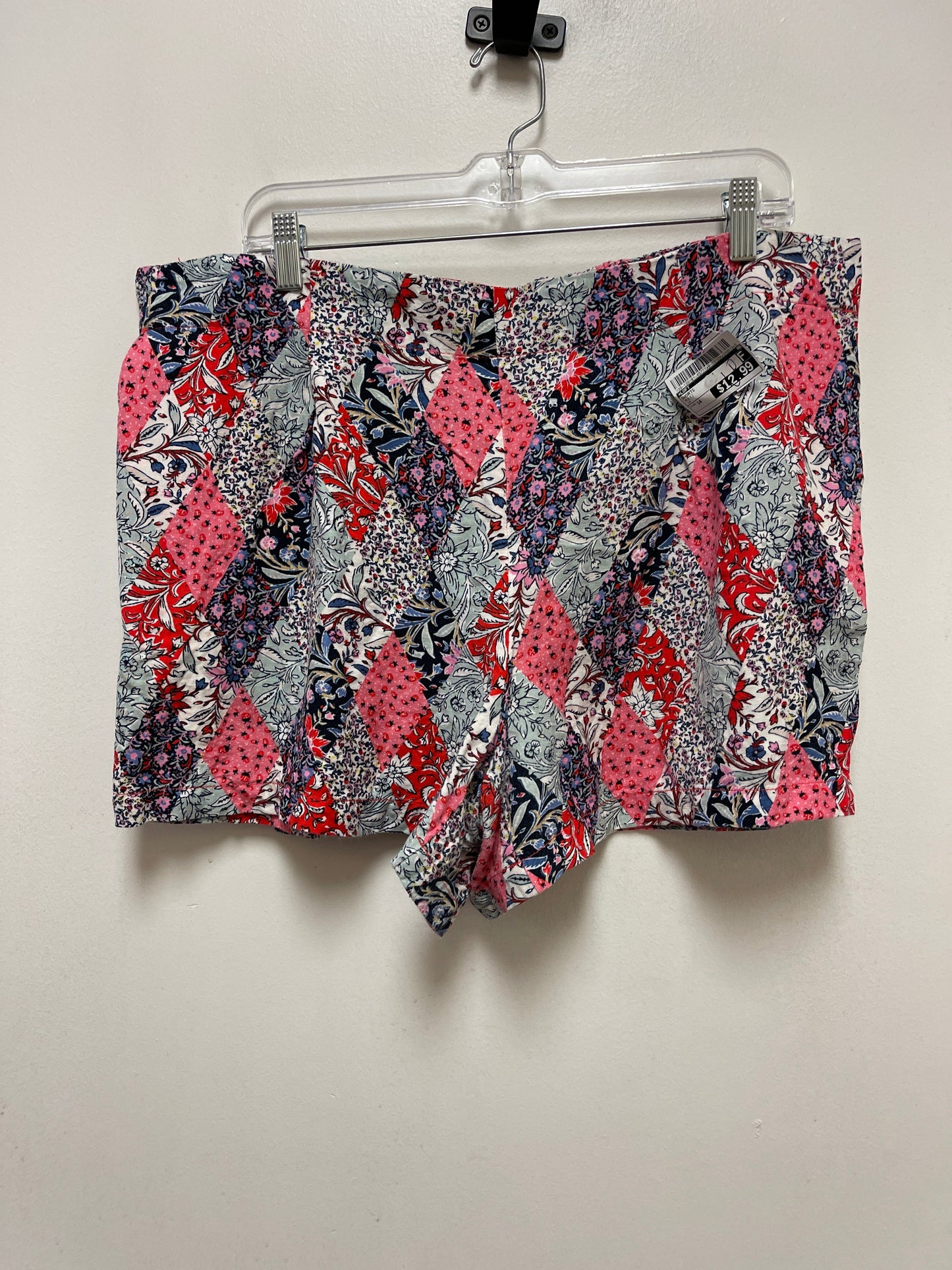 Multi-colored Shorts Loft, Size 14