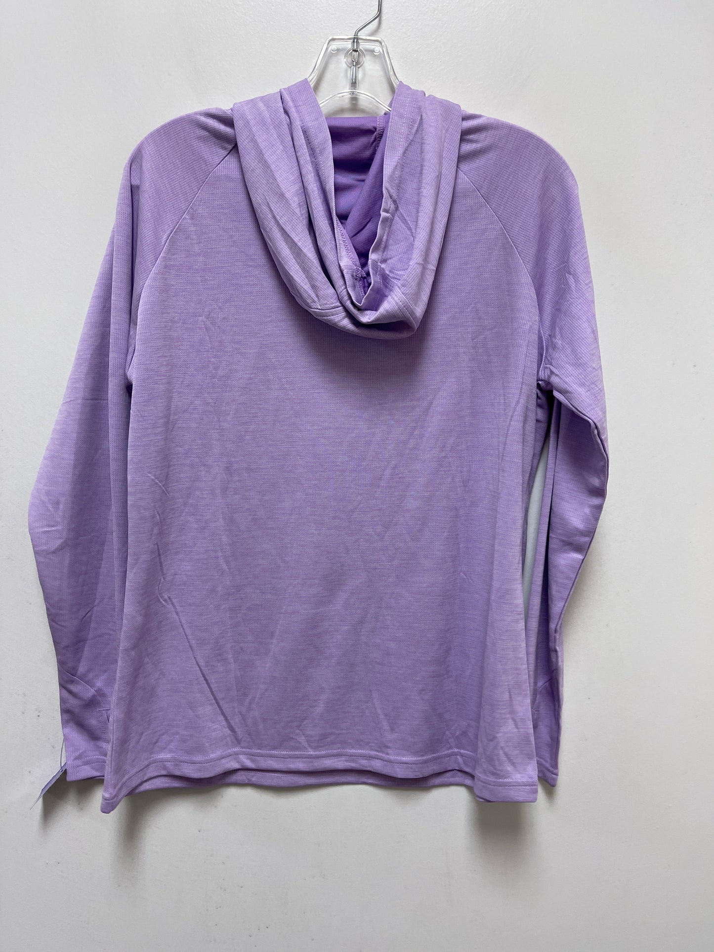 Purple Athletic Top Long Sleeve Collar Clothes Mentor, Size Xl