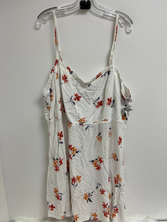 White Dress Casual Short Torrid, Size 4x