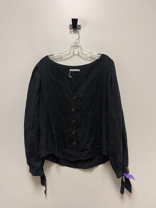 Black Top Long Sleeve Urban Outfitters, Size S