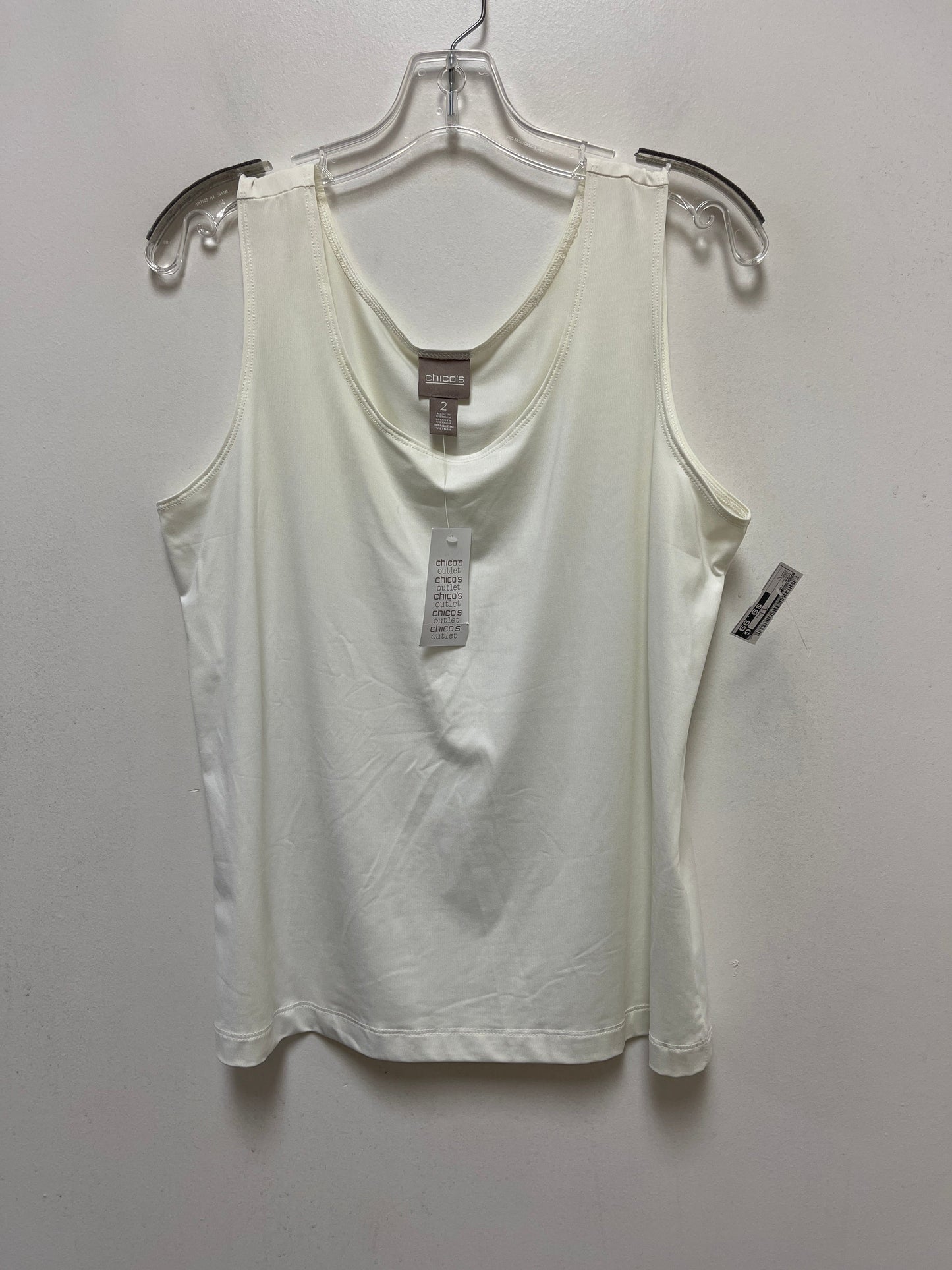 Cream Tank Top Chicos, Size L