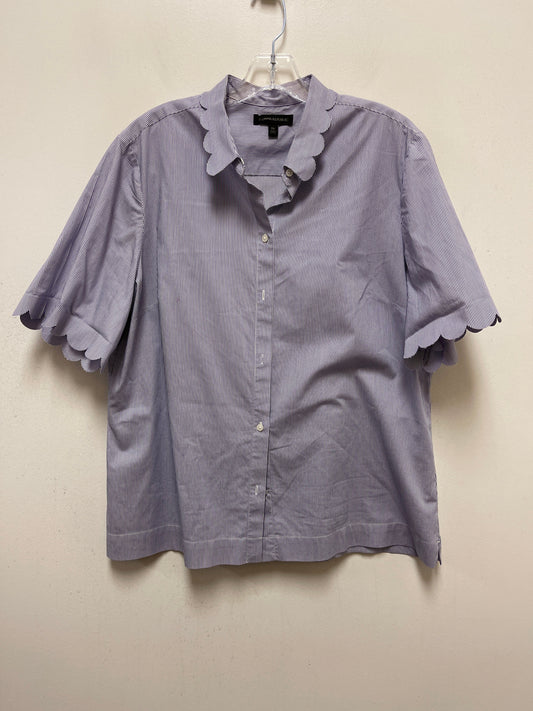 Purple Top Short Sleeve Banana Republic, Size Xl