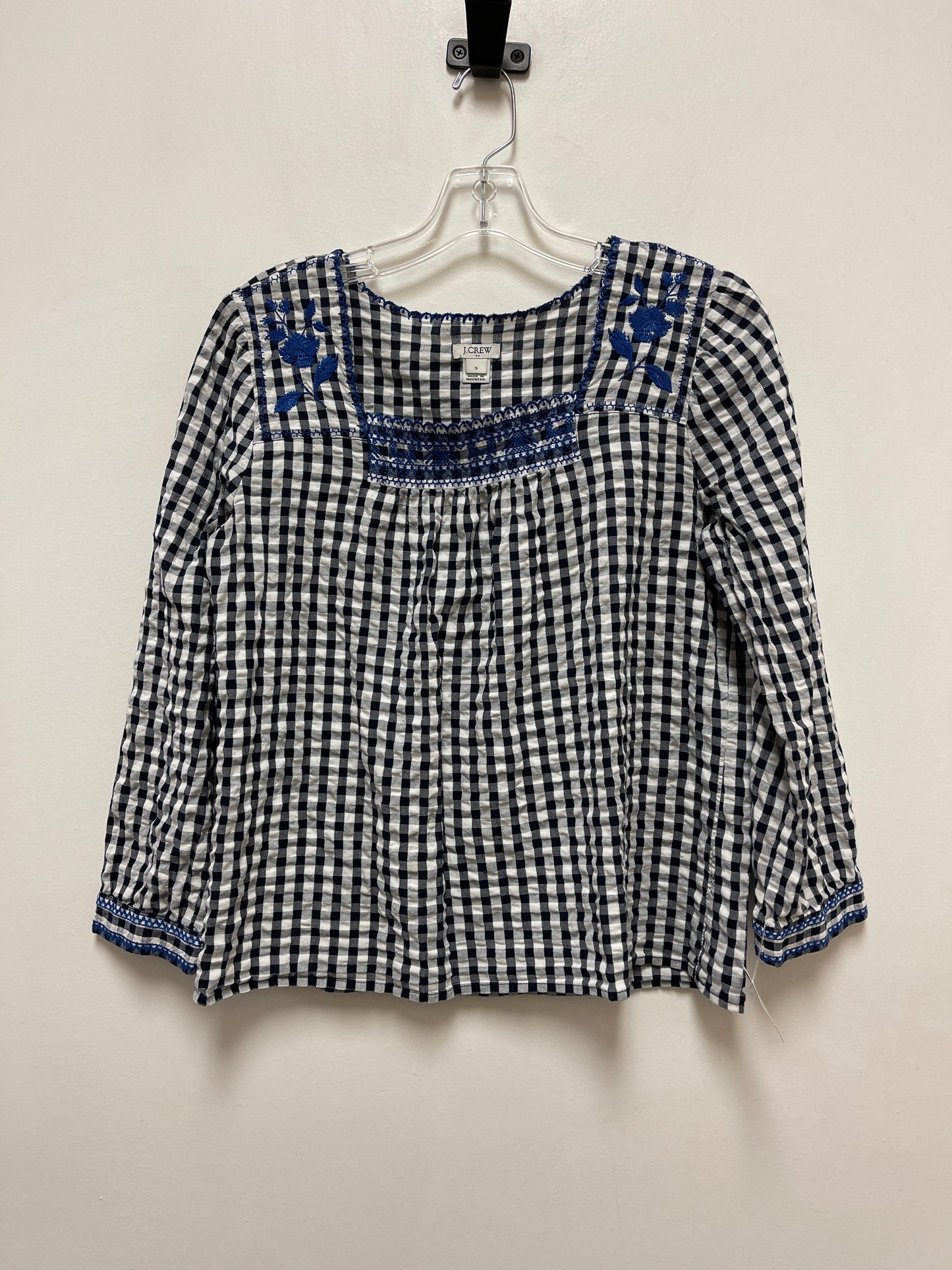 Navy Top Long Sleeve J. Crew, Size S