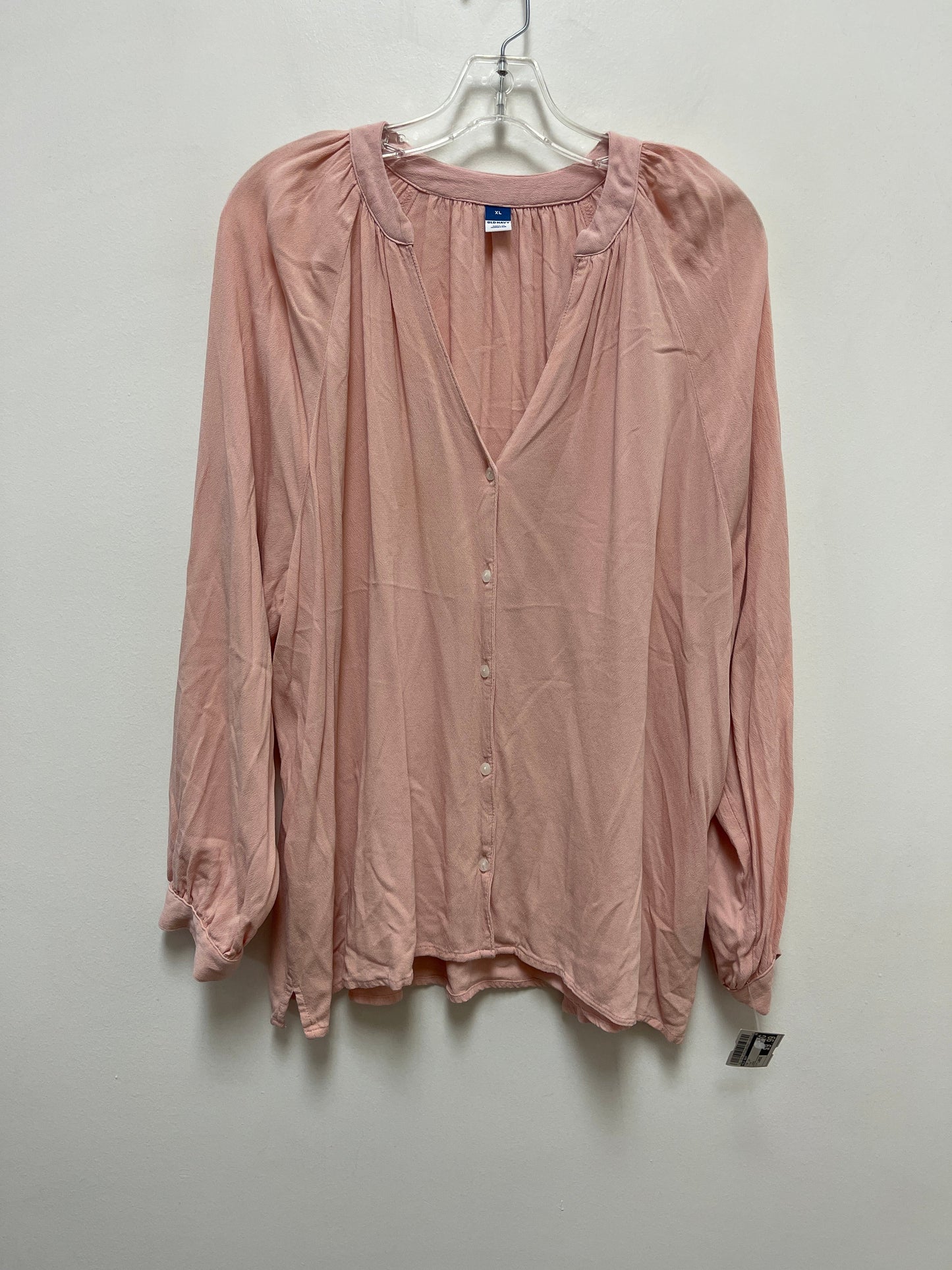 Pink Top Long Sleeve Old Navy, Size Large
