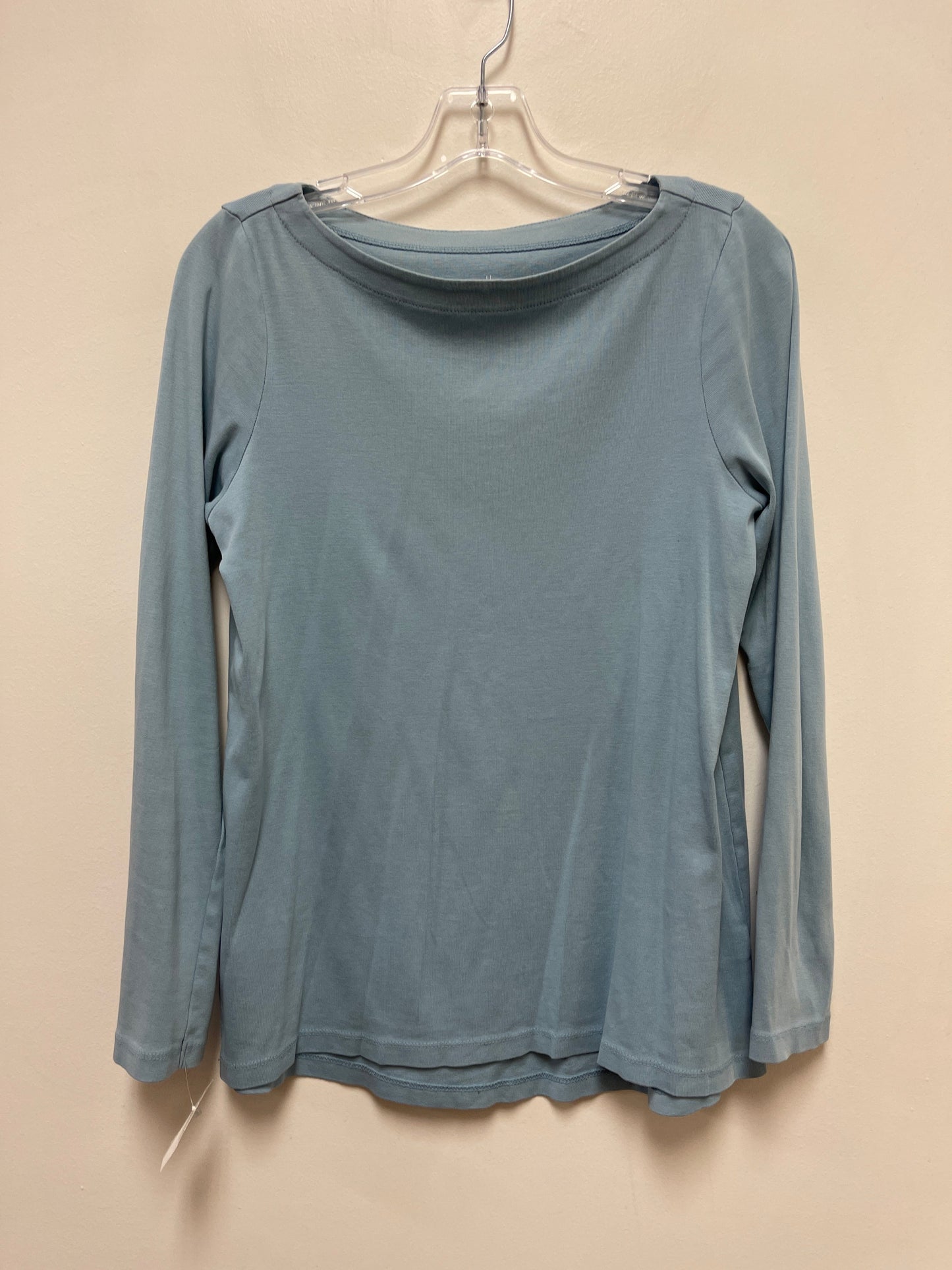 Blue Top Long Sleeve Basic J. Jill, Size S