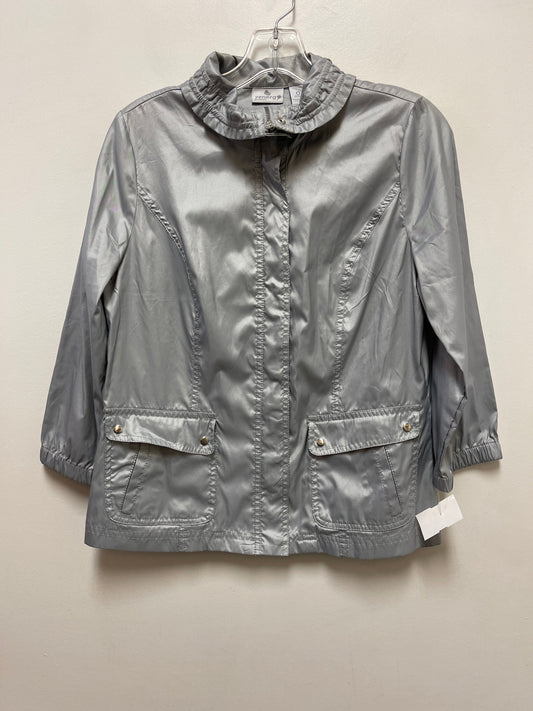 Jacket Other By Chicos In Silver, Size: S