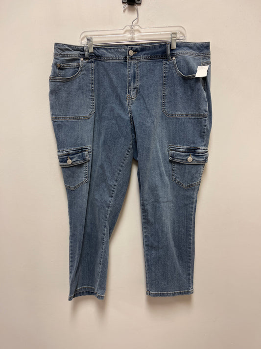 Jeans Skinny By Cato In Blue Denim, Size: 20