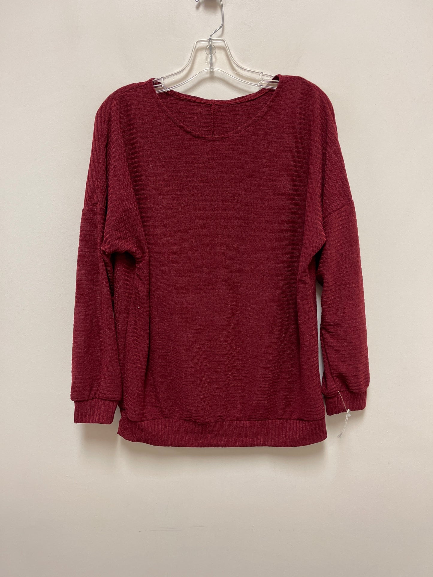 Top Long Sleeve By Clothes Mentor In Red, Size: Xl