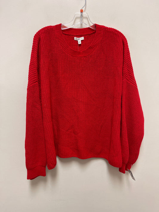 Sweater By Bp In Red, Size: 4x