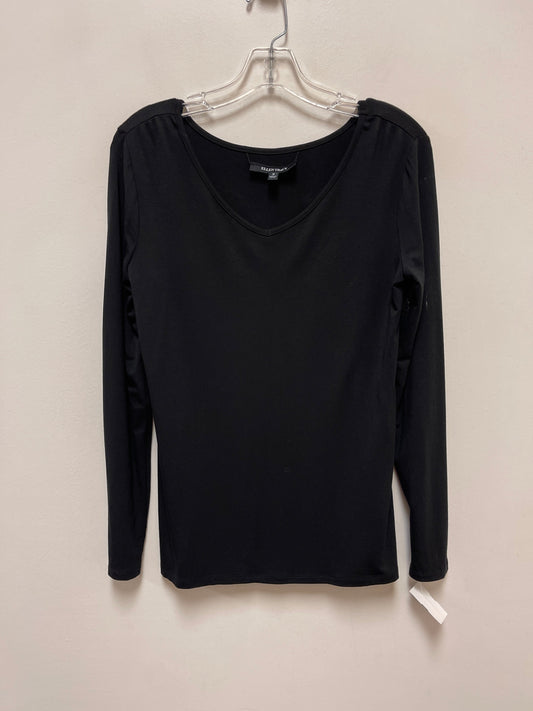 Top Long Sleeve Basic By Ellen Tracy In Black, Size: M