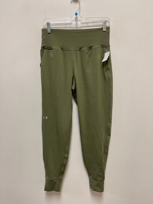 Athletic Pants By Under Armour In Green, Size: M