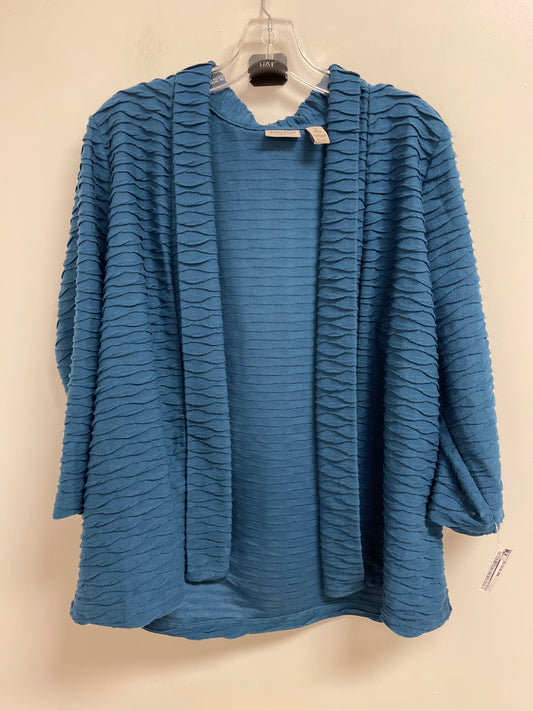 Cardigan By Chicos In Teal, Size: L