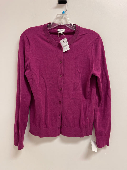 Cardigan By J. Crew In Purple, Size: M