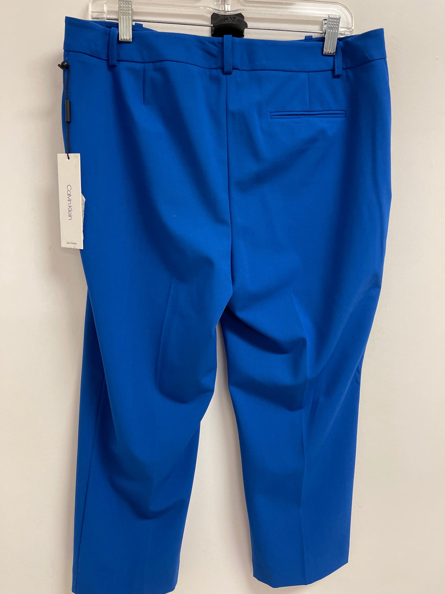 Pants Cropped By Calvin Klein In Blue, Size: 14p