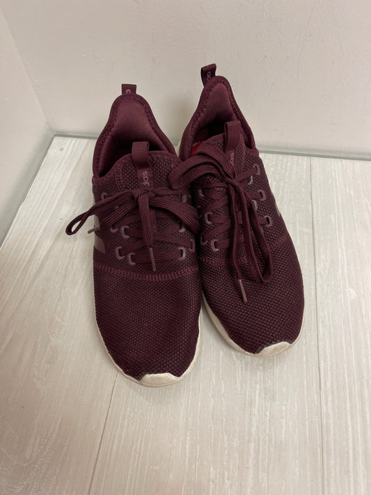 Shoes Athletic By Adidas In Maroon, Size: 7