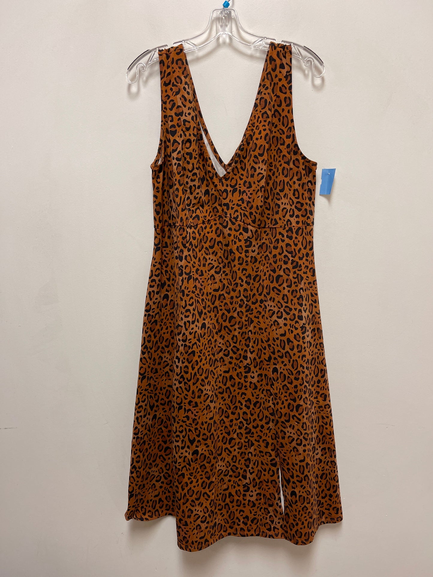 Dress Casual Maxi By Ava & Viv In Animal Print, Size: 2x