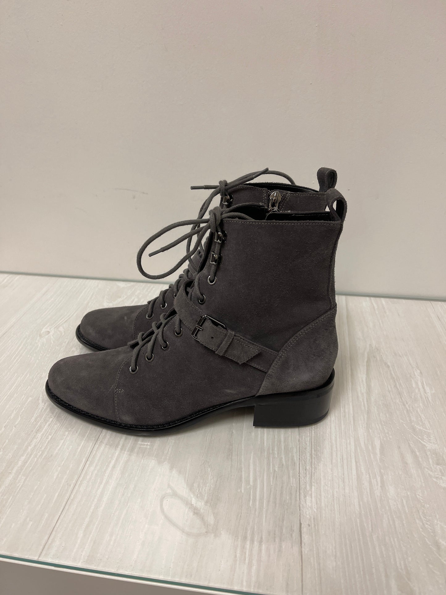 Boots Combat By Via Spiga In Grey, Size: 8