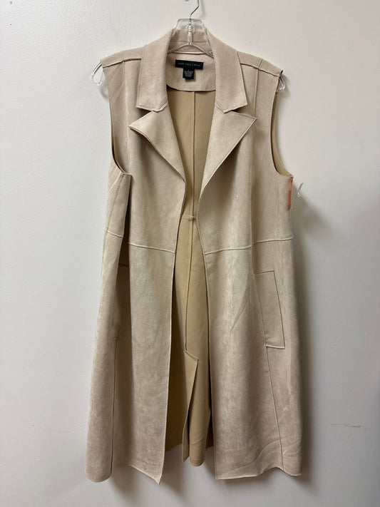 Vest Other By Joan Vass In Tan, Size: L