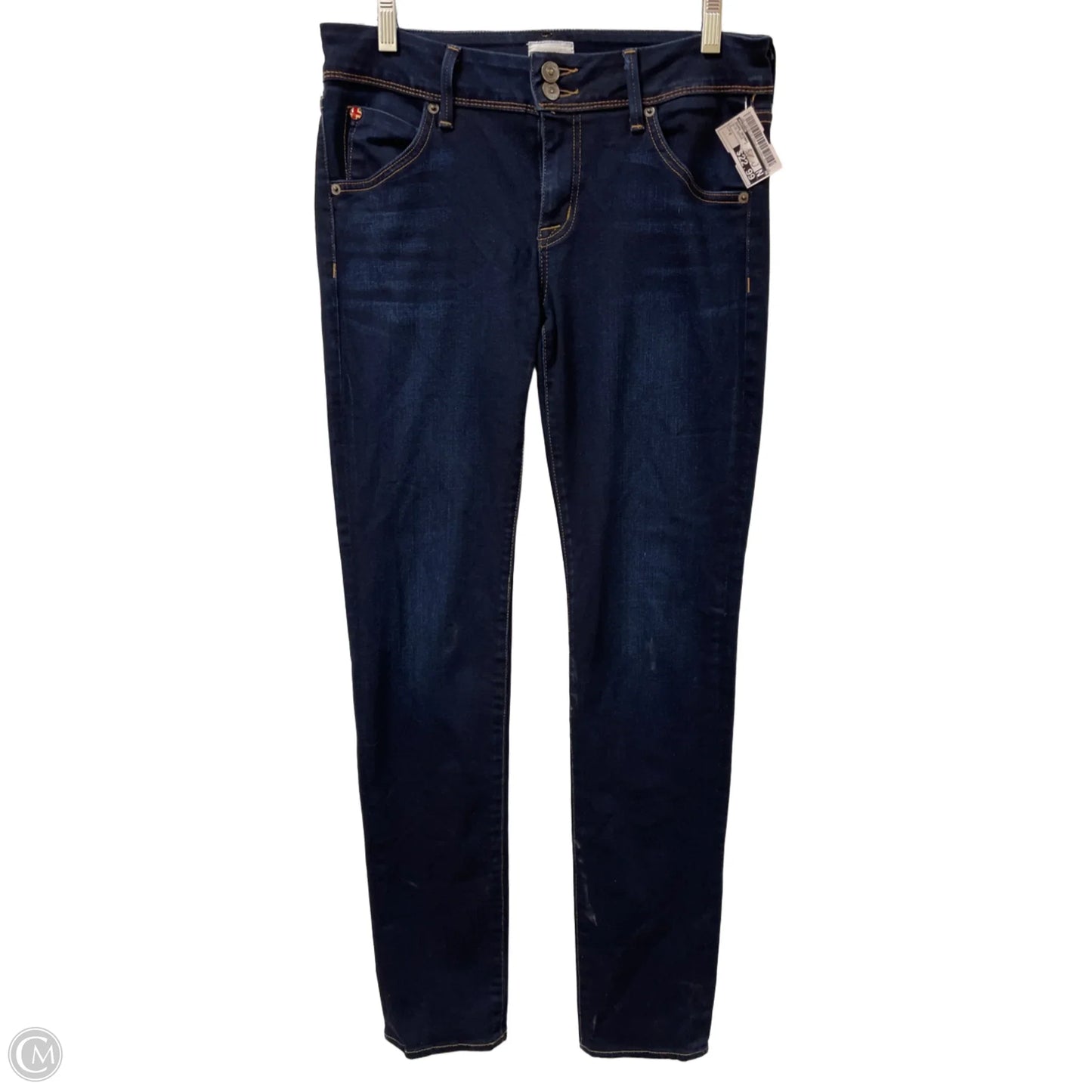 Jeans Skinny By Hudson In Blue Denim, Size: 8