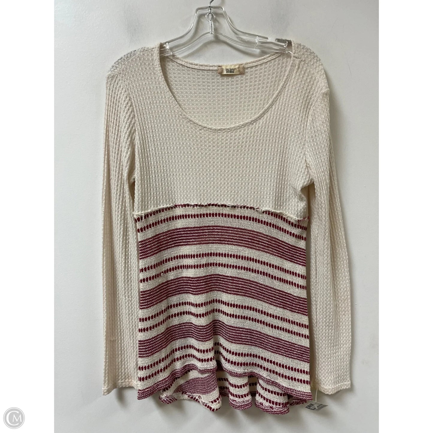 Top Long Sleeve By Altard State In Cream, Size: M