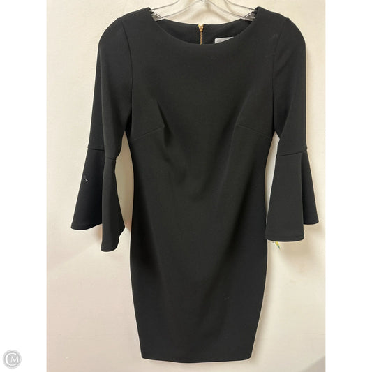 Dress Work By Calvin Klein In Black, Size: Xs