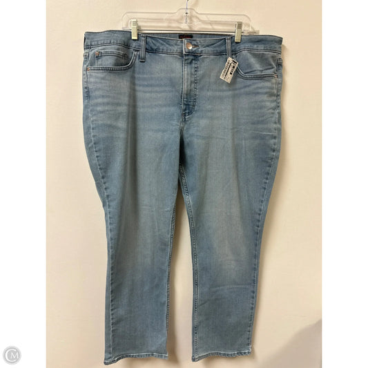 Jeans Boot Cut By Lee In Blue Denim, Size: 22