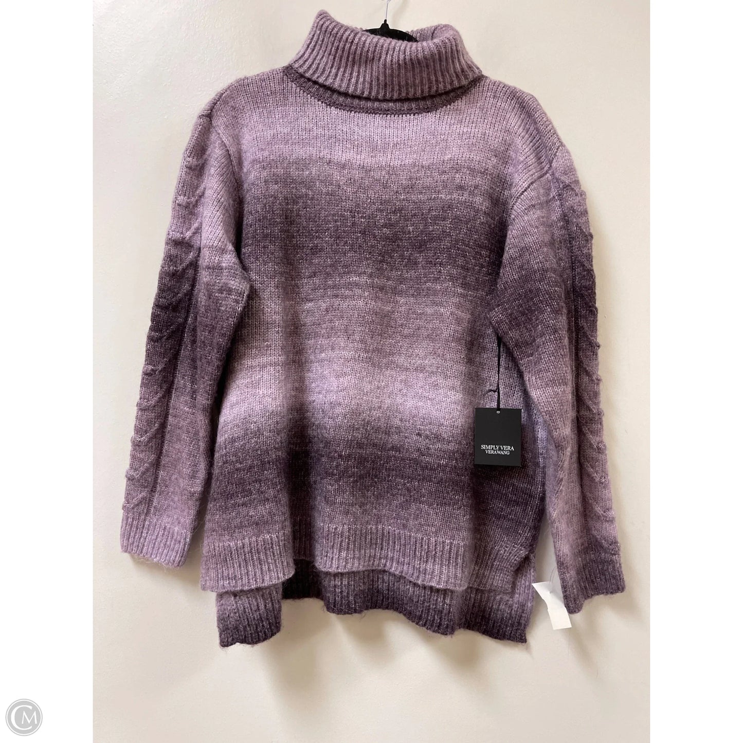 Sweater By Simply Vera In Purple, Size: Xl