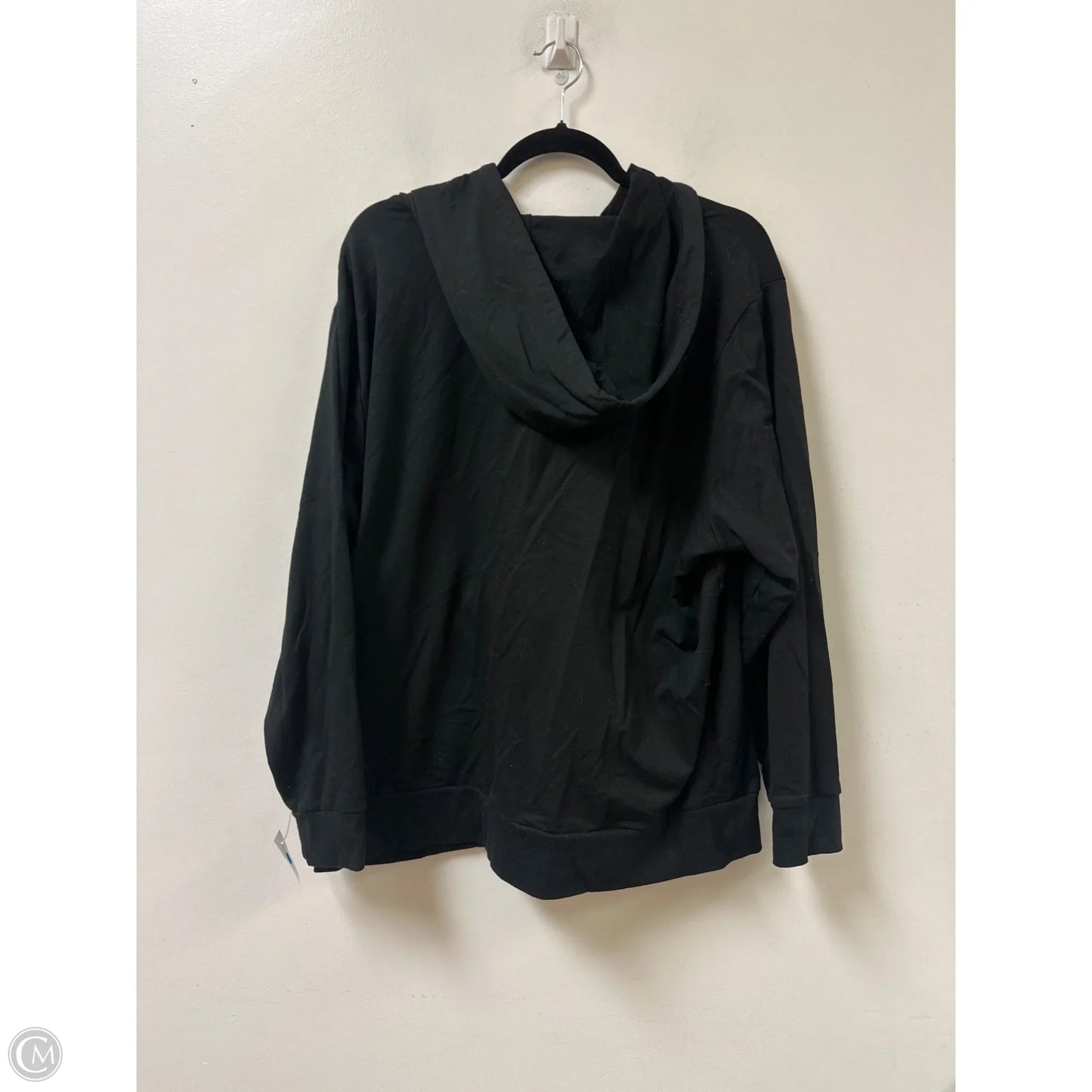 Sweatshirt Hoodie By Michael By Michael Kors In Black, Size: 3x