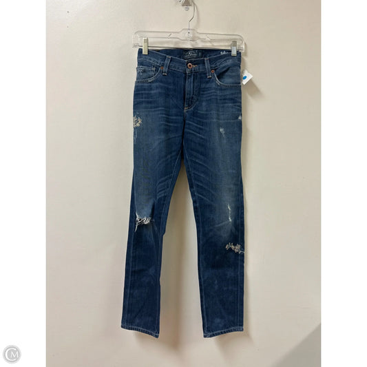 Jeans Straight By Lucky Brand In Blue Denim, Size: 2