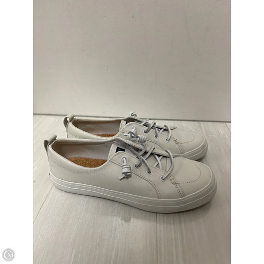 Shoes Sneakers By Sperry In White, Size: 8.5