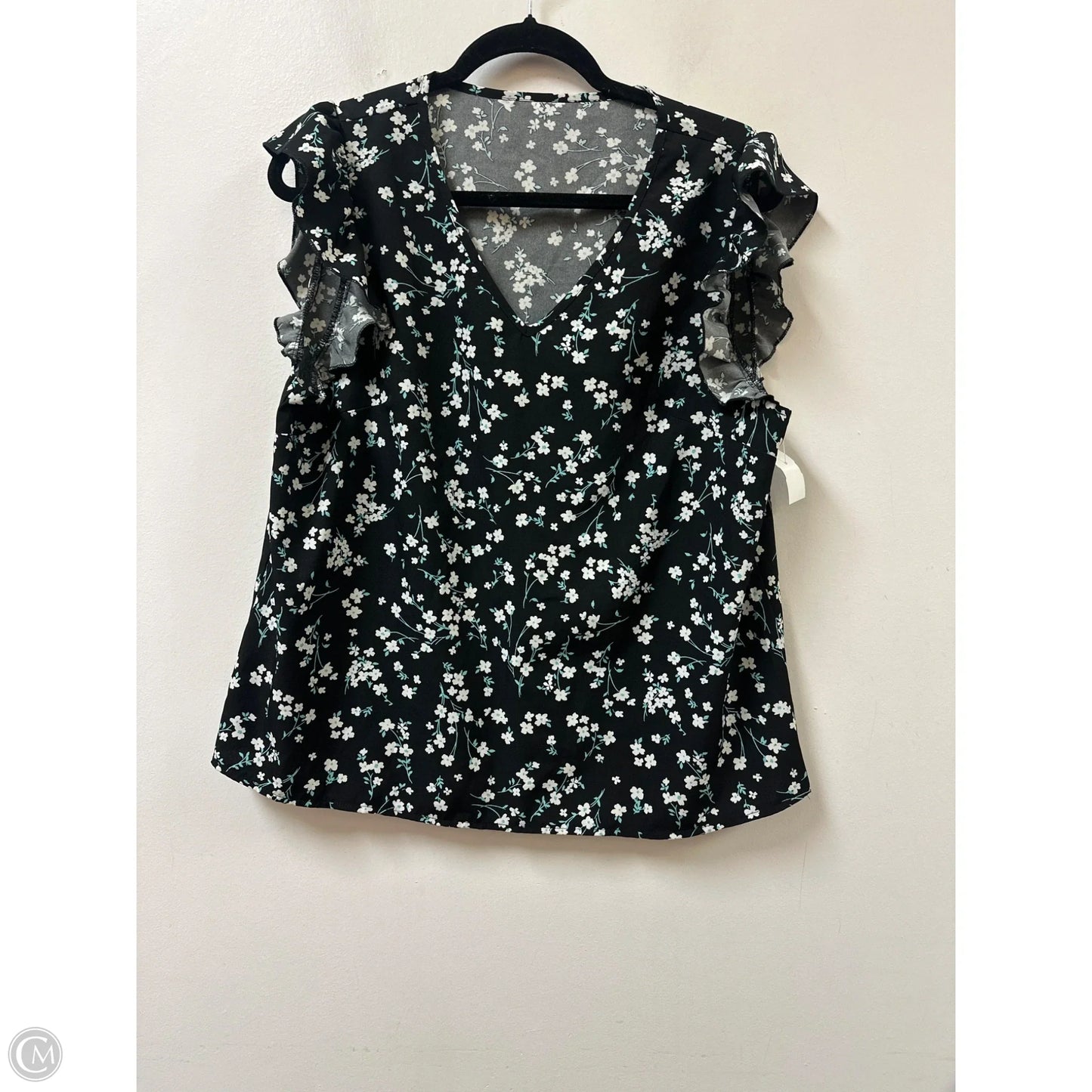 Top Sleeveless By Shein In Black, Size: Xl