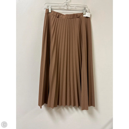 Skirt Midi By Clothes Mentor In Brown, Size: 8p