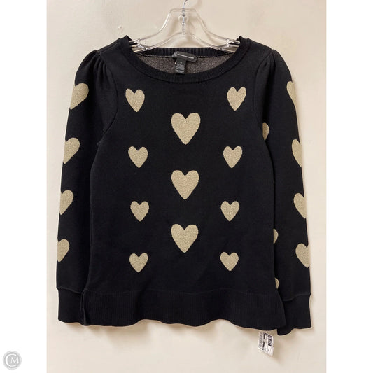 Top Long Sleeve By Inc In Black, Size: M