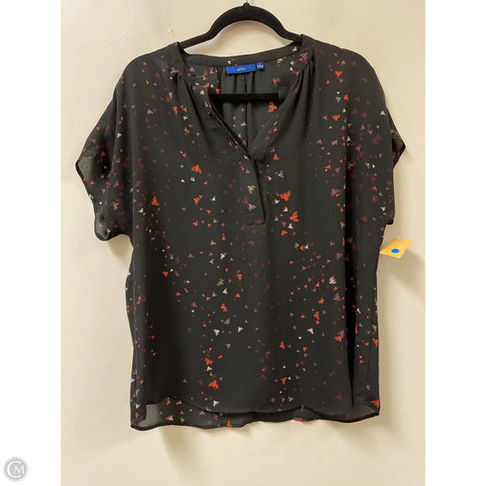 Top Sleeveless By Apt 9 In Black, Size: L