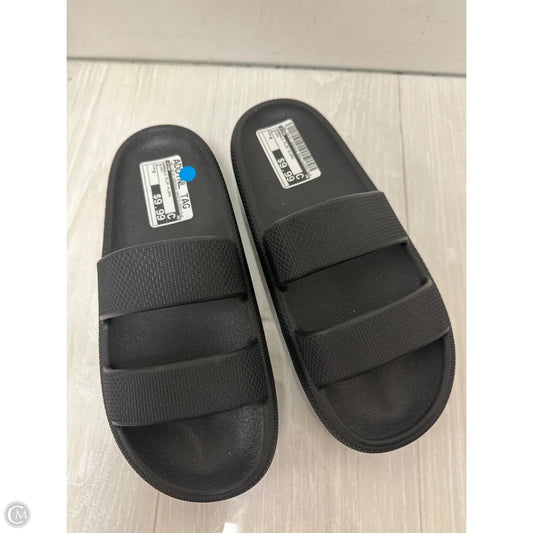 Sandals Flip Flops By Pink In Black, Size: 8