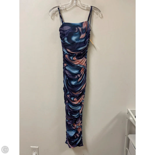 Dress Casual Maxi By Fashion Nova In Blue, Size: M