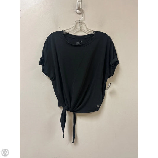 Athletic Top Short Sleeve By Gapfit In Black, Size: M