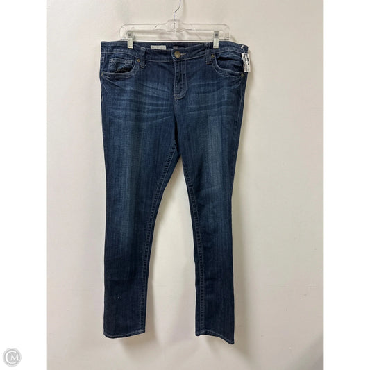 Jeans Skinny By Kut In Blue Denim, Size: 14