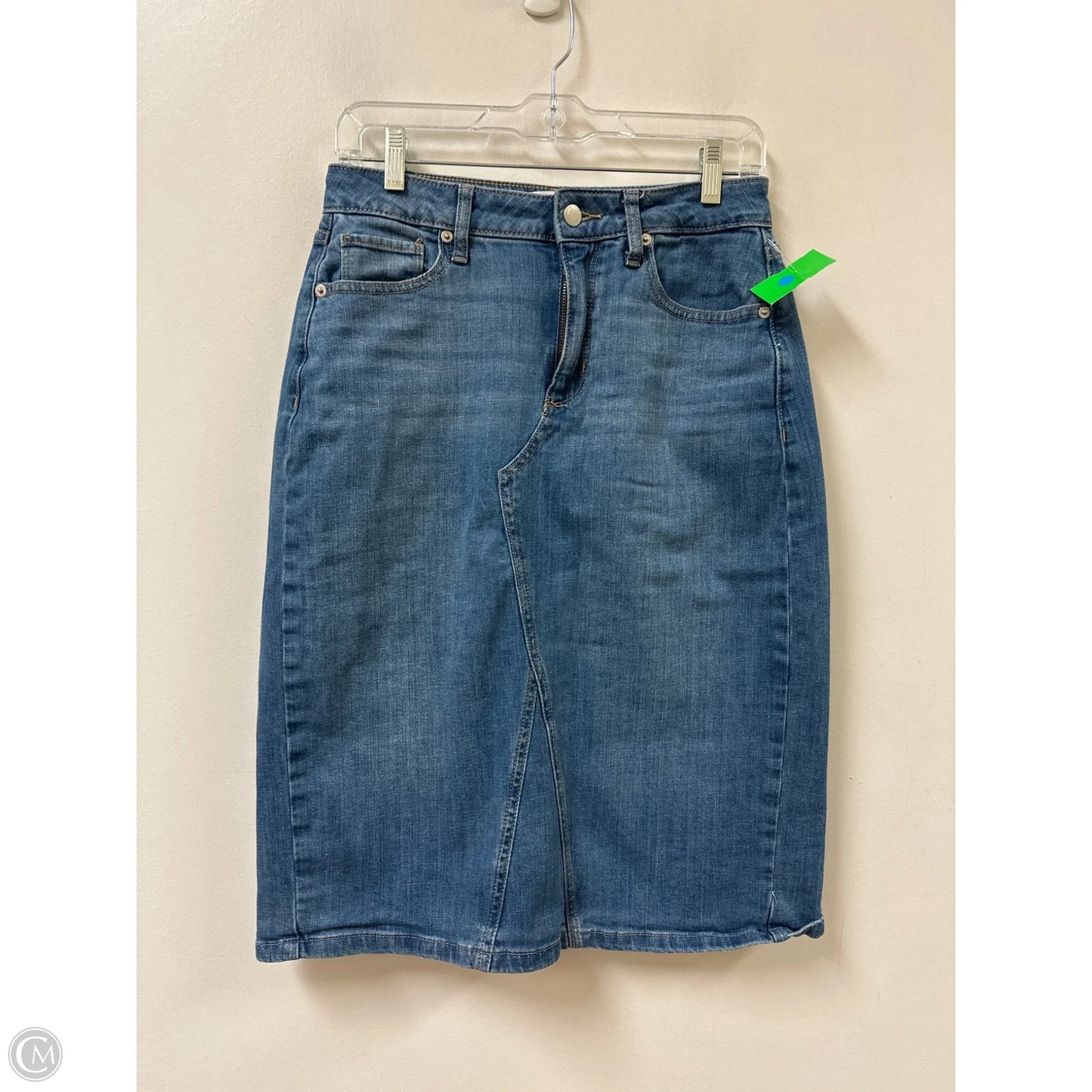 Skirt Midi By Sonoma In Blue Denim, Size: 4