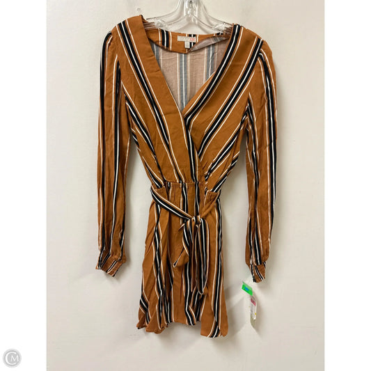 Dress Casual Short By Gb In Tan, Size: M