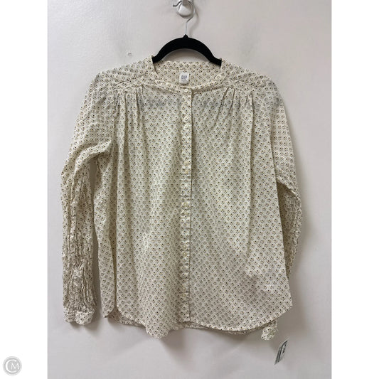 Top Long Sleeve By Gap In Yellow, Size: S