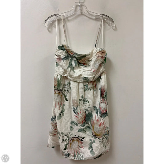 Dress Casual Midi By Express In Cream, Size: M