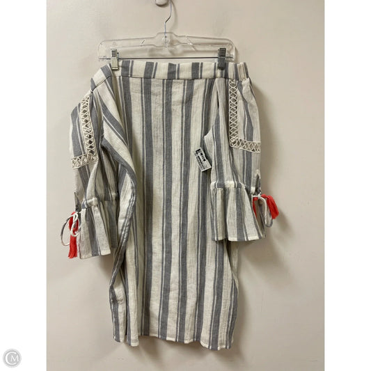 Dress Casual Midi By Miss Me In Striped Pattern, Size: M